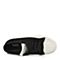 Teenmix/天美意冬专柜同款黑色牛剖层皮平跟休闲靴女短靴AQ621DD7