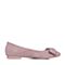 Teenmix/天美意春专柜同款粉色羊绒皮简约方跟浅口女单鞋6B706AQ8