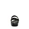 Teenmix/天美意夏专柜同款黑色牛皮革舒适平跟男凉鞋67J03BL8