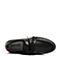 Teenmix/天美意夏专柜同款黑色牛皮舒适平跟系带鞋男单鞋67Q01BM8