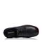 Teenmix/天美意春专柜同款黑色牛皮革简约率性方跟女单鞋AR612AM8