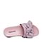 Teenmix/天美意夏粉色纺织品时尚格纹蝴蝶结平跟女拖鞋J1653BT8