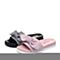 Teenmix/天美意夏粉色纺织品时尚格纹蝴蝶结平跟女拖鞋J1653BT8
