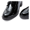 Teenmix/天美意秋专柜同款黑色时尚铆钉粗跟系带鞋女单鞋CFC20CM8