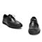 Teenmix/天美意秋专柜同款黑色软面牛皮革平跟男休闲鞋BXV02CM8