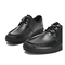 Teenmix/天美意秋专柜同款黑色软面牛皮革平跟男休闲鞋BXV02CM8