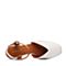 Teenmix/天美意夏专柜同款白/棕色方头小V口通勤风粗跟女凉鞋CAD30BK8
