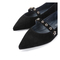 Teenmix/天美意秋专柜同款黑色羊绒皮革方跟玛丽珍鞋女单鞋AR901CQ8