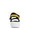 Teenmix/天美意夏专柜同款黑/黄色一字带厚底魔术贴女凉鞋CGW02BL8