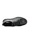 Teenmix/天美意冬专柜同款黑色牛皮革舒适平跟男休闲鞋2LB01DM8