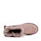 Teenmix/天美意冬商场同款粉色牛剖层皮革蝴蝶结平跟雪地靴女短靴AS911DD8