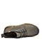 Teenmix/天美意冬灰色磨砂牛皮革舒适平跟休闲靴女短靴B8758DD8