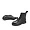 Teenmix/天美意冬商场同款黑色牛皮革女皮靴AT531DD8