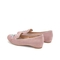 Teenmix/天美意春新款商场同款粉色珍珠亮片羊绒皮革女皮鞋单鞋6UK28AQ9