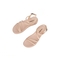 Teenmix/天美意夏新款商场同款粉色钻饰厚底女皮凉鞋6Z912BL9