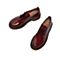 Teenmix/天美意秋商场同款休闲撞色活力乐福鞋牛皮革系带女皮鞋CR120CM0