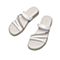Teenmix/天美意夏商场同款简约坡跟外穿绵羊皮革女皮凉拖鞋CC833BT0