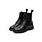 Teenmix/天美意2020冬新款商场同款侧拉链马丁靴低跟单绒毛女皮靴CLY61DZ0