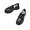 Teenmix/天美意2021春新款商场同款光面小牛皮厚底乐福鞋女皮鞋CX302AA1