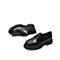 Teenmix/天美意2021春新款商场同款复古风厚底乐福鞋单鞋女皮鞋CX321AM1