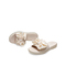 Teenmix/天美意2021夏新款商场同款优雅珍珠装饰一字拖外穿女皮凉鞋AZ801BT1