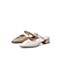 Teenmix/天美意2021夏新款商场同款优雅通勤知性羊皮革后空女皮凉鞋AZ861BH1