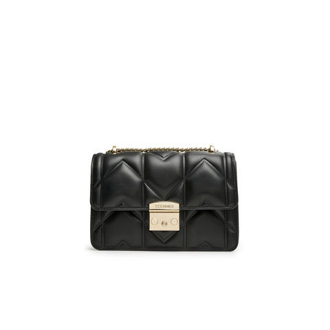 天美意2024春新款商场同款通勤百搭时尚单肩包女斜挎包X2809AX4