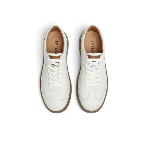 天美意2024春新款商场同款深口系带商务舒适男休闲鞋3NS01AM4