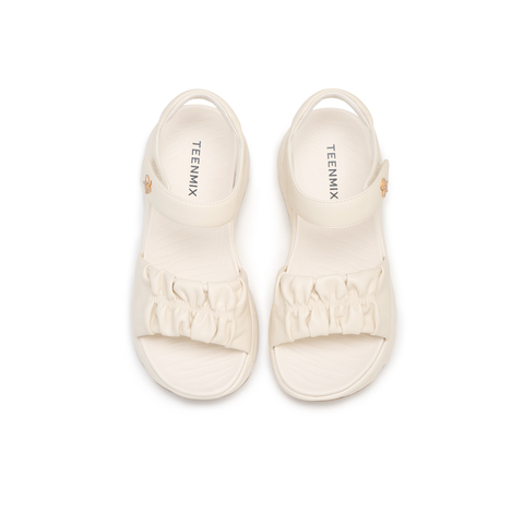 天美意2024夏新款商场同款厚底百搭增高通勤女休闲凉鞋CRD08BL4