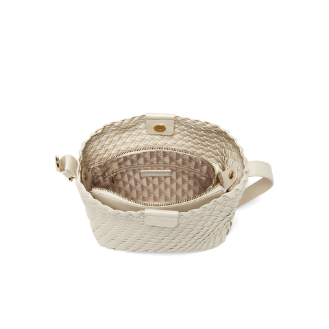 天美意2024秋新款商场同款时尚简约纯色单肩女斜挎包X2914CX4