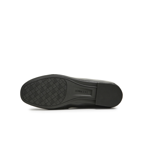 天美意2024秋新款商场同款简约通勤马衔扣女皮鞋乐福鞋CPC10CA4