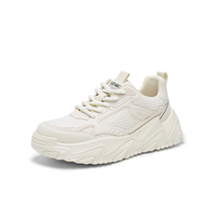 天美意2025春新款休闲系带厚底复古通勤日常男老爹鞋LDX36AM5