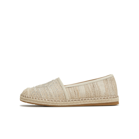 天美意2025夏新款时尚百搭平底一脚蹬休闲懒人女渔夫鞋KP008BA5