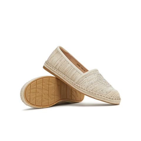 天美意2025夏新款时尚百搭平底一脚蹬休闲懒人女渔夫鞋KP008BA5