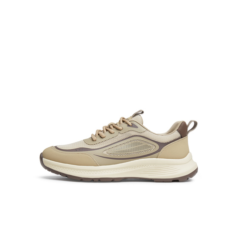 天美意2025夏新款休闲系带潮流百搭厚底增高男网运动鞋WYD11BM5