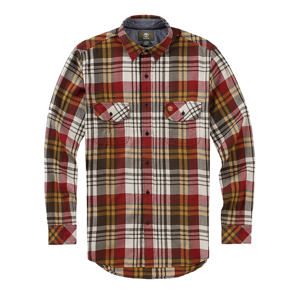 timberland/添柏岚正品羊毛格子长袖衬衫4433j602