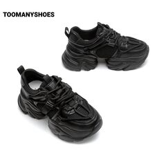 Toomanyshoes女鞋2023年新款泡沫云厚底增高老爹鞋舒适休闲运动鞋