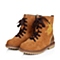 U.S.POLO ASSN./美国马球协会童鞋冬季反毛皮/牛皮驼色男小童童靴马丁靴L50344