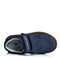 U.S.POLO ASSN./美国马球协会春秋季蓝色牛皮男小童皮鞋满帮鞋L50161