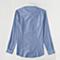 uspolo美国马球协会 新款男士英伦风衬衫 纯色简约纯棉商务休闲长袖衬衫 蓝色 U035LS