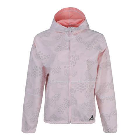 adidas阿迪达斯女大童YG REV AOP WV J两面穿梭织茄克FM9755