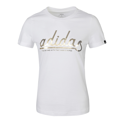 adidas阿迪达斯女子W COLGT FOIL T圆领短T恤FM6174