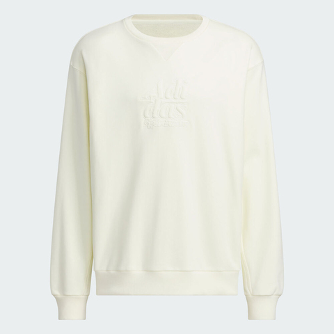 adidas阿迪达斯2024男子ST FL LOGO SWT针织圆领套衫IT3975