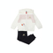 adidas kids阿迪达斯小童2024女婴童IN KN FZHD SET长袖针织套服JF3882