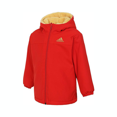 adidas kids阿迪达斯小童2024男小童LK REV WARM JKT梭织外套JF3852