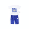 adidas kids阿迪达斯小童2024男婴童IN CD 3/4 SET短袖针织套服IT1770