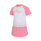 adidas kids阿迪达斯小童2024女小童LG CD2 SET短袖针织套服IY8112