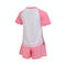 adidas kids阿迪达斯小童2024女小童LG CD2 SET短袖针织套服IY8112