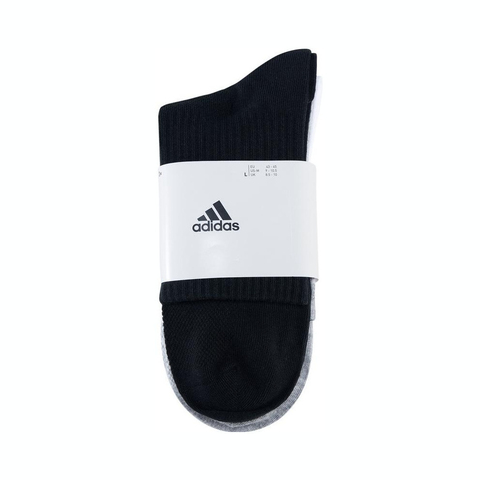 adidas阿迪达斯2025中性SPW CREW 3PP长袜优惠装JC9272