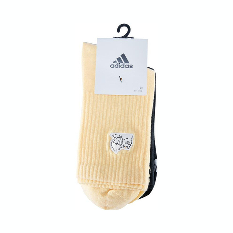 adidas阿迪达斯2024中性GFX SOCK 2PP袜子JP0417